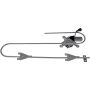 DORMAN 741-5404 Heavy Duty Power Window Regulator And Motor Assembly