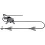 DORMAN 741-5404 Heavy Duty Power Window Regulator And Motor Assembly