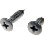 DORMAN 784-140D Self Tapping Screws - Stainless Steel - Oval Head - No.10 X 1/2 In., 3/4 In.