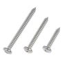 DORMAN 784-155 Self Tapping Screw-Stainless Steel-Pan Head-No. 10 x 1 In., 1-1/2 In., 2 In.