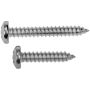DORMAN 784-170 Self Tapping Screw-Stainless Steel-Pan Head-No. 12 x 1 In., 1-1/2 In.