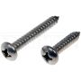 DORMAN 784-170D Self Tapping Screws - Stainless Steel - Pan Head - No.12 X 1 In., 1-1/2 In.