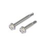 DORMAN 784-175 Self Tapping Screw-Stainless Steel-Hex Washer Head-No. 12 x 1 In., 1-1/2 In.