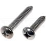 DORMAN 784-185D Self Tapping Screws - Stainless Steel - Pan Head - No.14 X 1 In., 1-1/2 In.