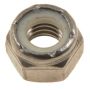 DORMAN 784-305 Hex Nut With Nylon Ring Insert - Stainless Steel -Thread Size - 5/16-18 In.