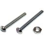 DORMAN 784-604 Stove Bolt With Nuts - 3/16-24 In. x 1-1/2 In./1-3/4In.