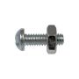 DORMAN 784-700 Machine Screw-Round Head Slotted- 6-32 x 1/2 In. With Hex Nut