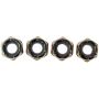 DORMAN 784-750D Hex Lock Nuts With Nylon Ring - Grade 2 - Thread Size 1/4-20, Height 5/16 In.