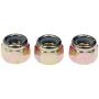 DORMAN 784-758D Hex Lock Nuts With Nylon Ring - Grade 2 - Thread Size 3/8-16, Height 29/64 In.