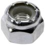 DORMAN 784-764 Hex Lock Nuts With Nylon Ring-Grade 2- Thread Size 1/4-28 In., Height 5/16 In.