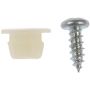 DORMAN 785-112 License Plate Fasteners- No. 8 x 1/2 In.