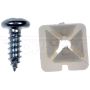 DORMAN 785-112D License Plate Fasteners - No.8 X 1/2 In.