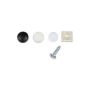 DORMAN 785-134 License Plate Hardware Kit-Black and White