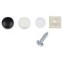 DORMAN 785-134 License Plate Hardware Kit-Black and White