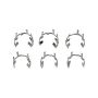 DORMAN 800-017 3 Each- 10.5 mm And 13 mm Metal Fuel Line Retaining Clip Assortment