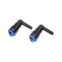 DORMAN 800-091.5 5-Fuel Line Quick Connector 90 Degree Angle 3/8In Steel To 5/16 Nylon Tubing