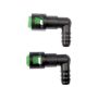 DORMAN 800-092.5 5-Fuel Line Quick Connector 90 Degree Angle 5/16In Steel To 3/8In  Nylon Tubing
