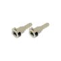 DORMAN 800-117 FUEL LINE CONNECTOR. 3/8IN STEEL to 3/8IN NYLON.