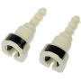 DORMAN 800-118 FUEL LINE CONNECTOR. 3/8IN STEEL to 5/16IN NYLON.