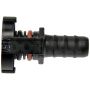 DORMAN 800-127 Crankcase Ventilation Hose Connector, Straight To 10 mm Barbed
