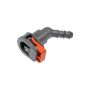 DORMAN 800-134 Fuel Line Connector 3/8 In. Steel To 5/16 In. Nylon With 45 Degree Bend