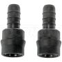 DORMAN 800-143 Crankcase Ventilation Hose Connector, Straight To 10 mm Barbed