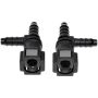 DORMAN 800-176 Quick Connector 5/16 In. Steel Tee to 6mm Nylon