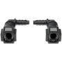 DORMAN 800-186 Quick Connector 5/16 In.S To 6mm Nylon 90