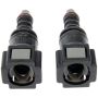 DORMAN 800-188 Quick Connector 5/16 In. Steel TO 6mm Nylon 180 with O ring