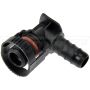 DORMAN 800-200 Crankcase Ventilation Hose Connector, Elbow 90 To 12 mm Barbed
