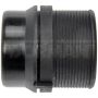 DORMAN 800-275 50 mm ID  Heater Hose Connector, Straight To 50 mm ID Barbed