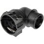 DORMAN 800-295 26 mm ID  Heater Hose Connector, Elbow 90 To 26 mm ID Barbed
