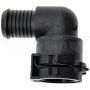 DORMAN 800-318 8 mm ID  Heater Hose Connector, Elbow 90 To 8 mm ID Barbed
