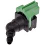DORMAN 800-380 12 mm Nylon Fuel Vapor Connector, Elbow 45 To 5/16 In. Barbed
