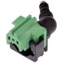 DORMAN 800-380 12 mm Nylon Fuel Vapor Connector, Elbow 45 To 5/16 In. Barbed