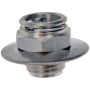 DORMAN 800-619 Transmission Line Connector – 3/8 in QD Tube x 9/16-18 UNF Thread