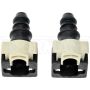 DORMAN 800-941 12 mm Fuel Line Connector, Straight To 1/2 In. Barbed