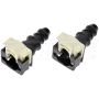 DORMAN 800-941 12 mm Fuel Line Connector, Straight To 1/2 In. Barbed