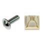 DORMAN 848-017 License Plate Fasteners- M6-1.0 x 16mm
