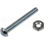 DORMAN 850-615 Stove Bolt With Nuts - 10-24 x 1-1/2 In.