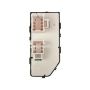 DORMAN 901-100 Power Window Switch - Front Left, 5 Button