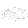 DORMAN 919-236 Stainless Steel Preformed Brake Line Kit
