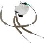 DORMAN 931-198 Integrated Door Lock Actuator - Rear Right