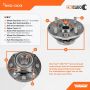 DORMAN 950-003 Pre-Pressed Hub Assembly - Front