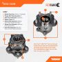 DORMAN 950-008 Pre-Pressed Hub Assembly - Rear