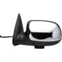 DORMAN 955-060 Side View Mirror - Left, Power, Non-Heated, Black And Chrome
