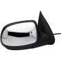 DORMAN 955-061 Side View Mirror - Right, Power, Non-Heated, Black And Chrome, With 3 Connectors