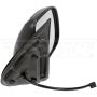 DORMAN 955-061 Side View Mirror - Right, Power, Non-Heated, Black And Chrome, With 3 Connectors