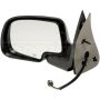 DORMAN 955-064 Side View Mirror - Left, Power, Heated; Black And Chrome