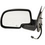 DORMAN 955-064 Side View Mirror - Left, Power, Heated; Black And Chrome